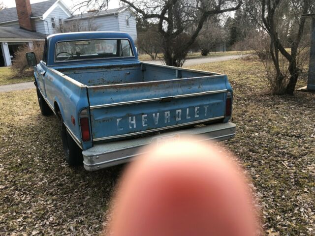 1972 Blue Chevrolet C/K Pickup 1500 Standard Cab Pickup