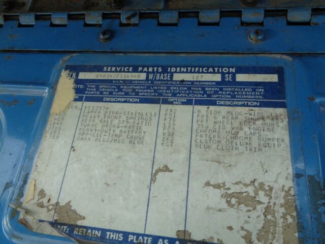 1972 Blue Chevrolet C/K Pickup 1500 Standard Cab Pickup