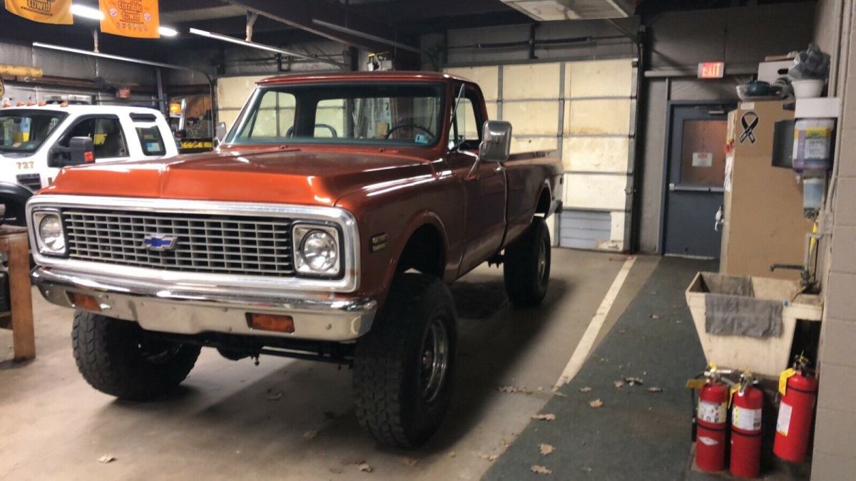 1972 Orange Chevrolet Other Pickups Cab & Chassis