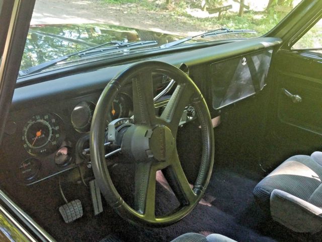 1972 Black Chevrolet Blazer Convertible