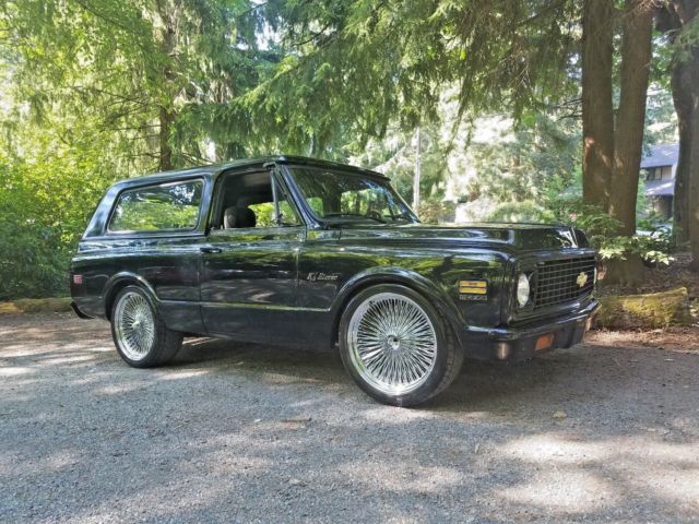 1972 Black Chevrolet Blazer Convertible