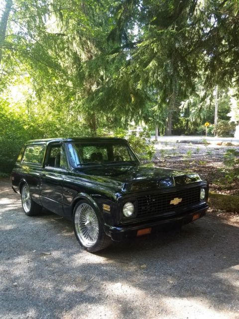 1972 Black Chevrolet Blazer Convertible
