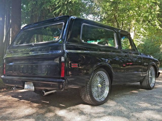1972 Black Chevrolet Blazer Convertible