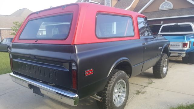 1972 Black Chevrolet Blazer SUV