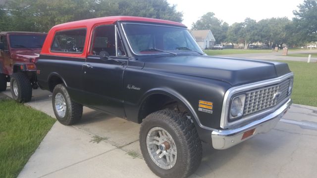 1972 Black Chevrolet Blazer SUV