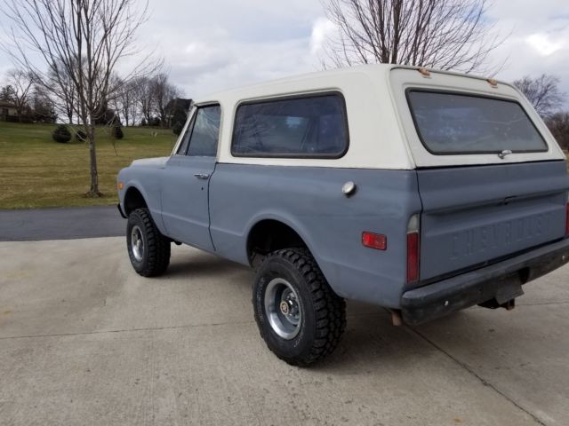 1971 White Chevrolet Blazer Convertible