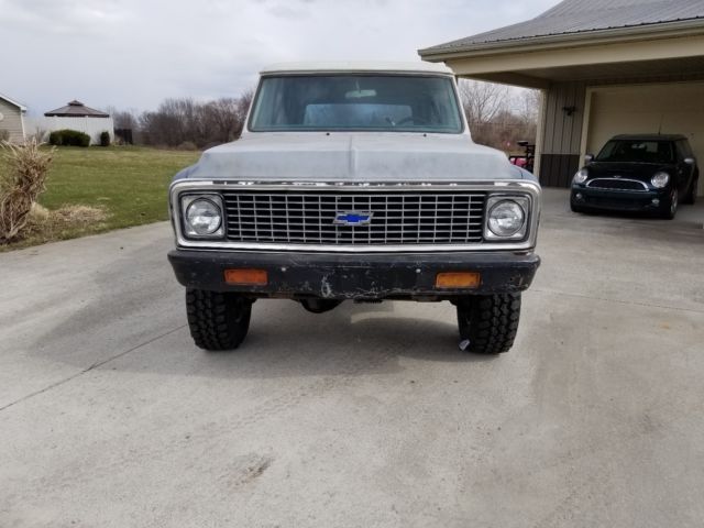 1971 White Chevrolet Blazer Convertible