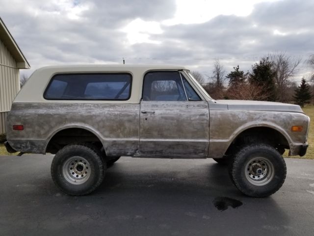 1971 White Chevrolet Blazer Convertible