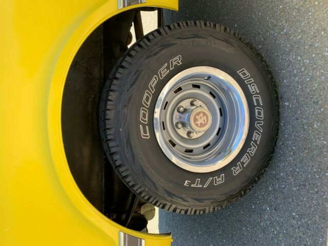 1972 Yellow Chevrolet Blazer SUV