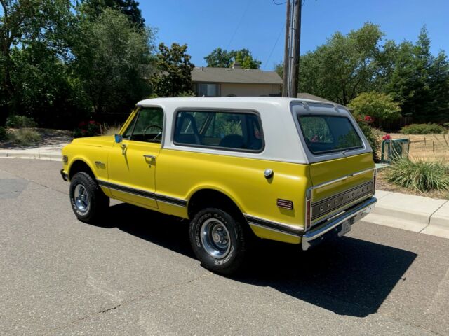 1972 Yellow Chevrolet Blazer SUV