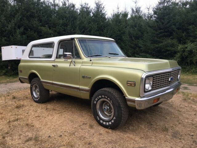 1972 Green Chevrolet Blazer SUV