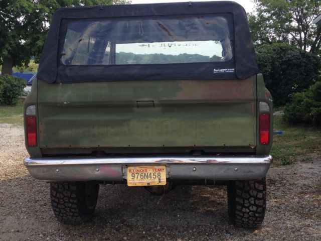 1972 Red Chevrolet Blazer SUV