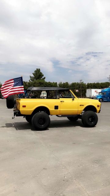 1972 Yellow Chevrolet Blazer Convertible