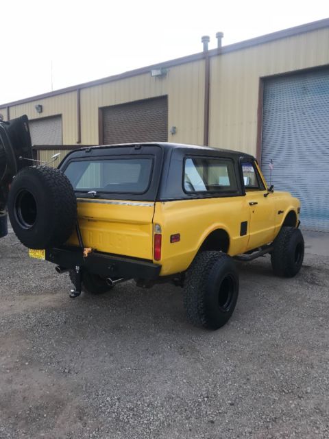 1972 Yellow Chevrolet Blazer Convertible