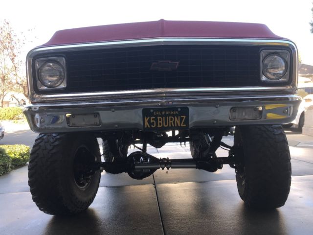 1972 Red Chevrolet Blazer SUV