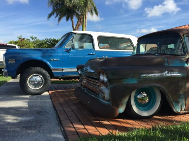 1972 Green Chevrolet Blazer Convertible