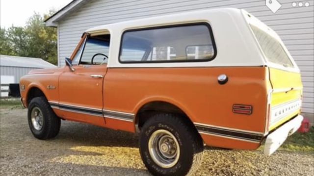 1972 Orange Chevrolet Blazer SUV