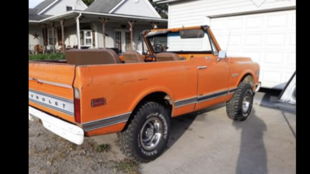 1972 Orange Chevrolet Blazer SUV