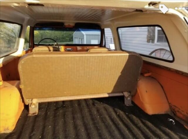 1972 Orange Chevrolet Blazer SUV