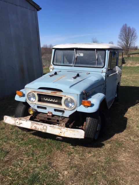 1972 Blue Toyota Land Cruiser