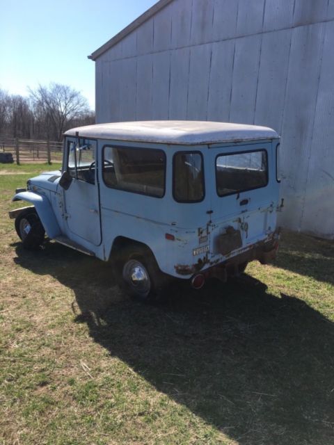 1972 Blue Toyota Land Cruiser