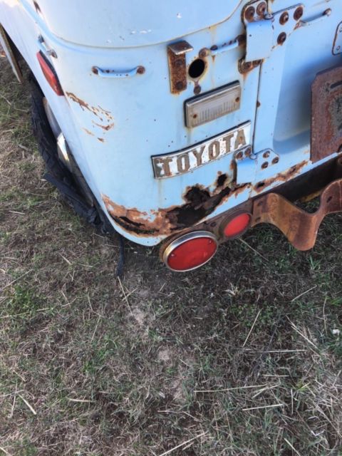 1972 Blue Toyota Land Cruiser