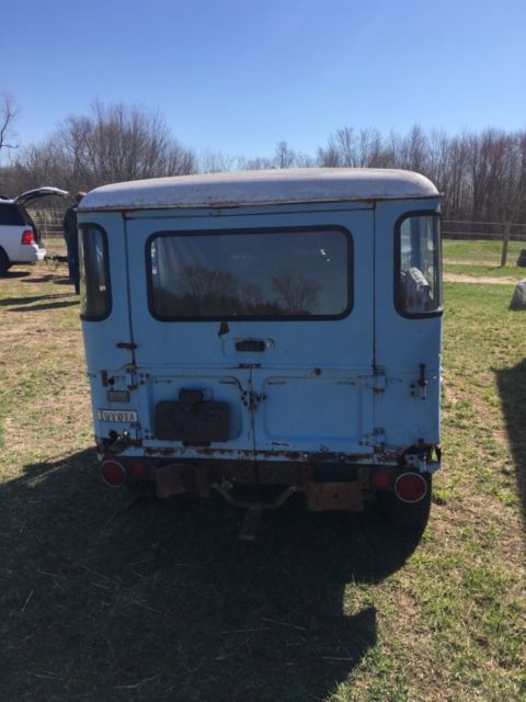 1972 Blue Toyota Land Cruiser