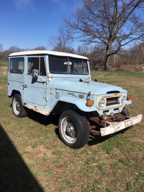 1972 Blue Toyota Land Cruiser