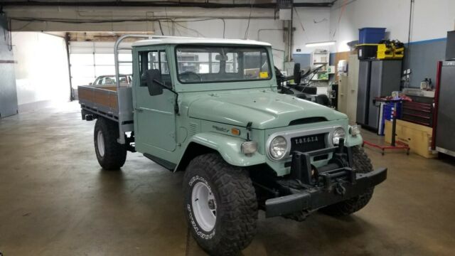 1972 Blue Toyota Land Cruiser Extended Crew Cab Pickup