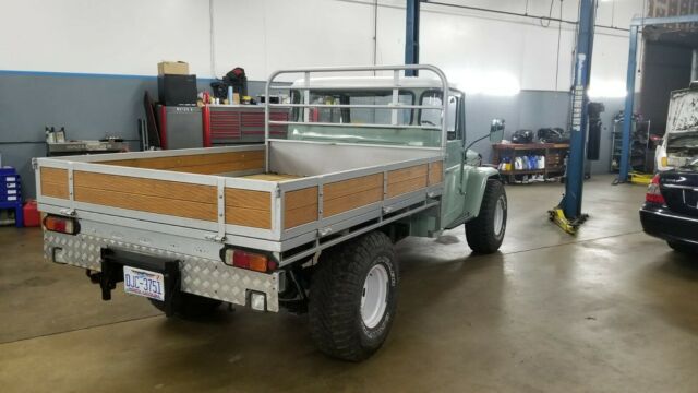 1972 Blue Toyota Land Cruiser Extended Crew Cab Pickup