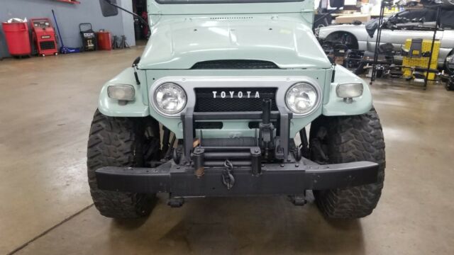 1972 Blue Toyota Land Cruiser Extended Crew Cab Pickup