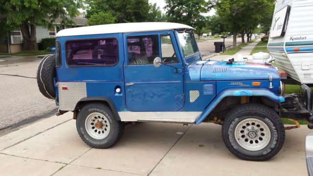 1972 Blue Toyota Land Cruiser SUV