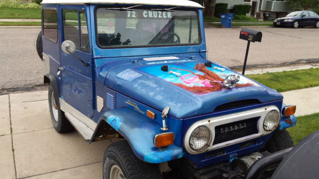 1972 Blue Toyota Land Cruiser SUV