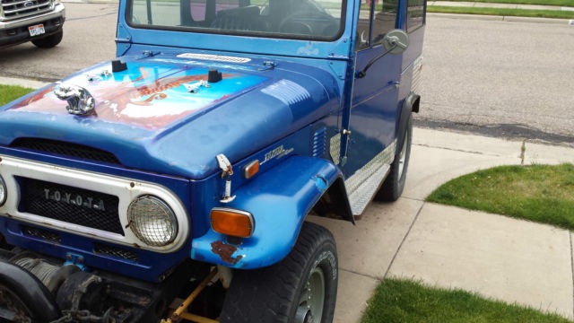 1972 Blue Toyota Land Cruiser SUV