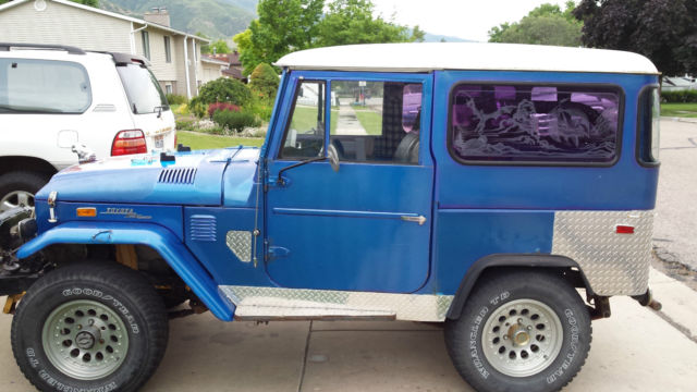1972 Blue Toyota Land Cruiser SUV