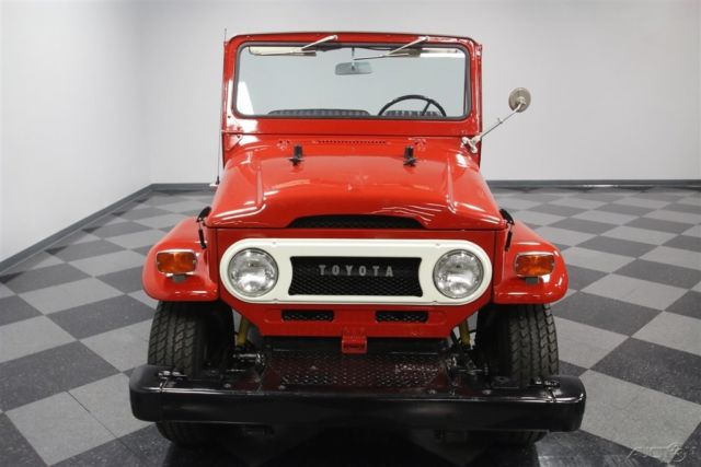 1972 Red Toyota FJ40