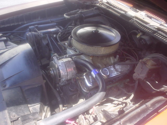 1972 Orange Pontiac Le Mans Convertible