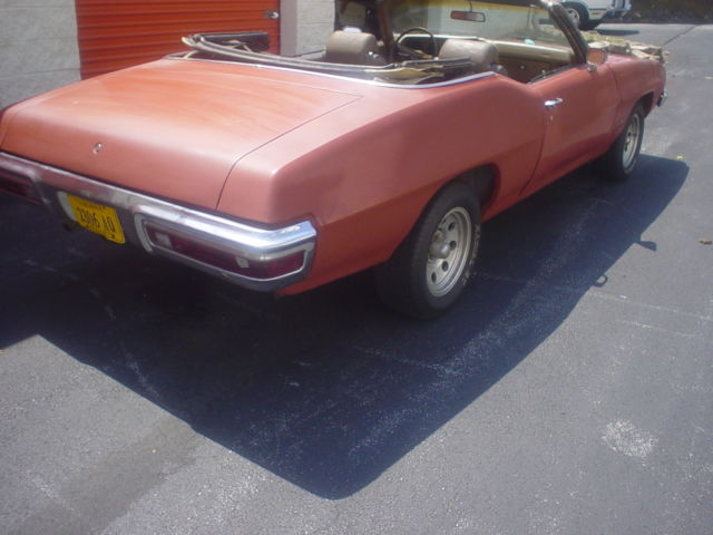 1972 Orange Pontiac Le Mans Convertible