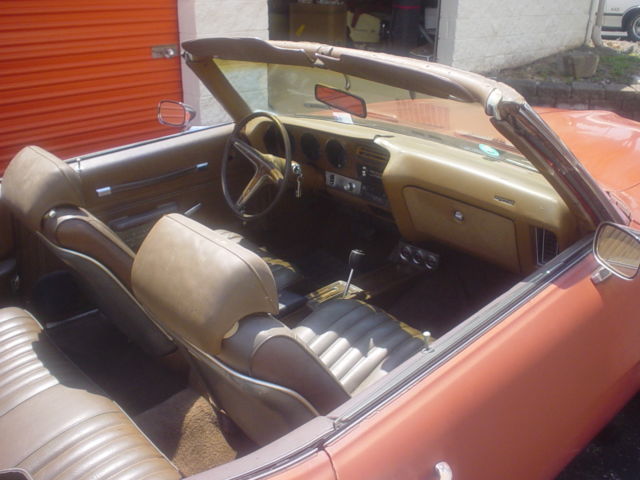 1972 Orange Pontiac Le Mans Convertible