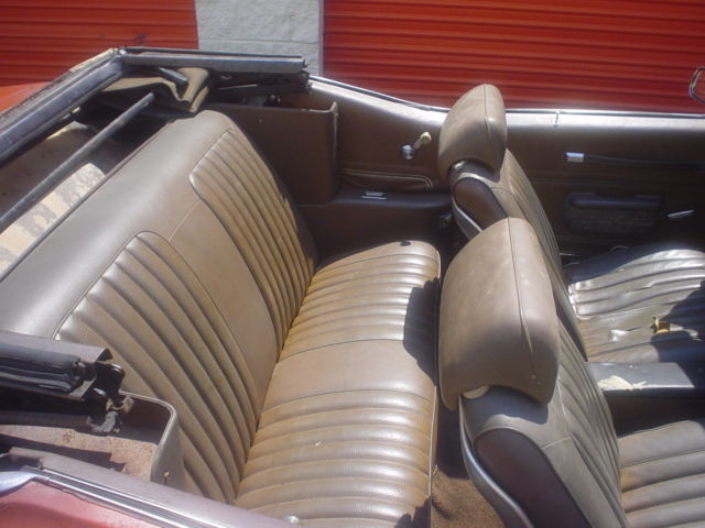 1972 Orange Pontiac Le Mans Convertible