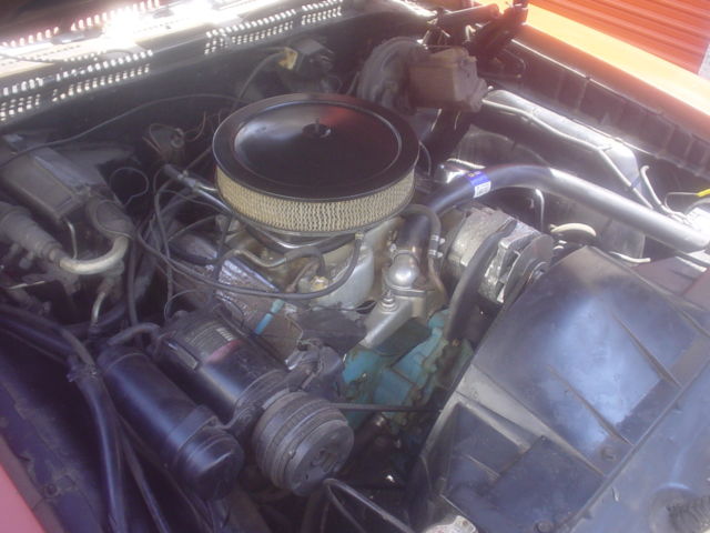 1972 Orange Pontiac Le Mans Convertible