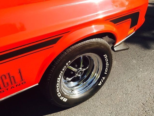 1972 Red Ford Mustang Fastback