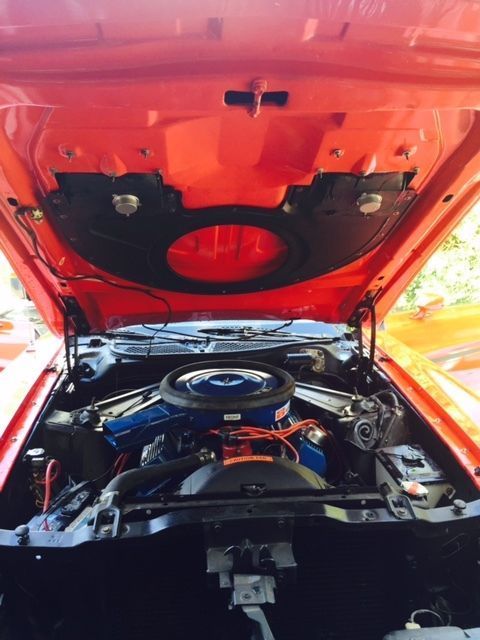 1972 Red Ford Mustang Fastback