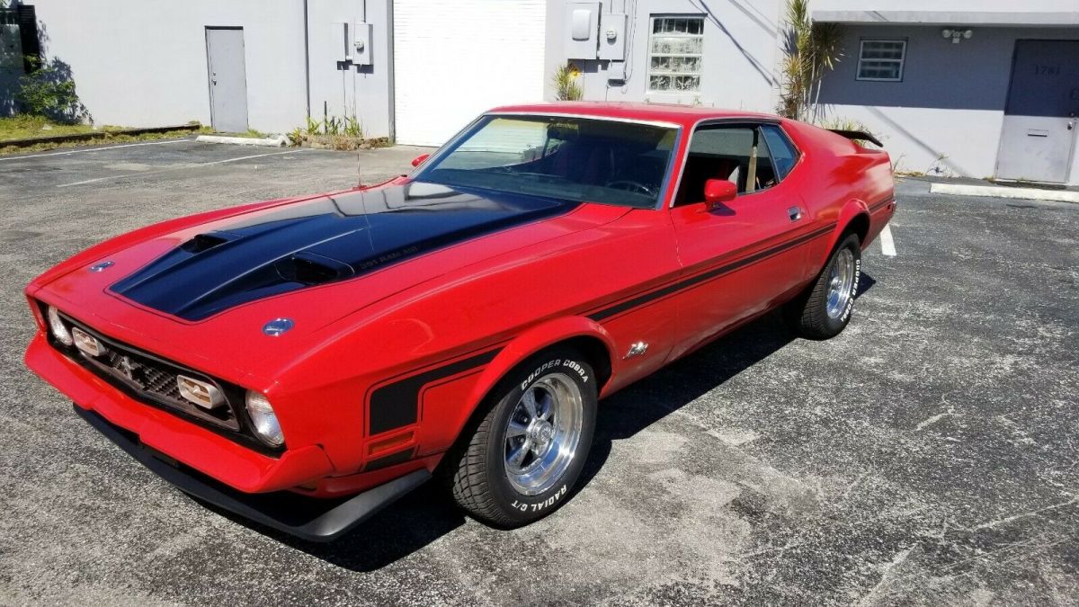 1972 Red Ford Mustang Fastback