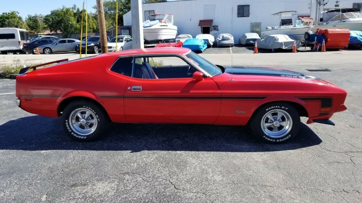 1972 Red Ford Mustang Fastback