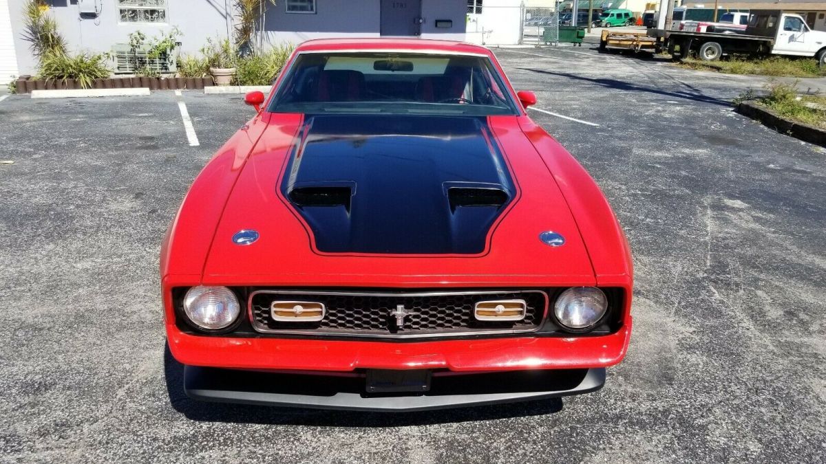 1972 Red Ford Mustang Fastback