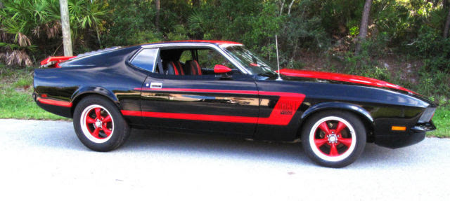 1972 Black Ford Mustang Fastback