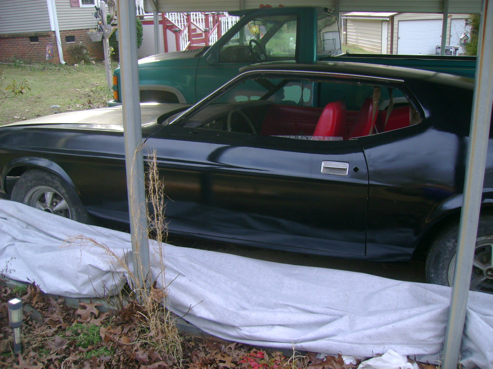 1972 Black Ford Mustang Fastback