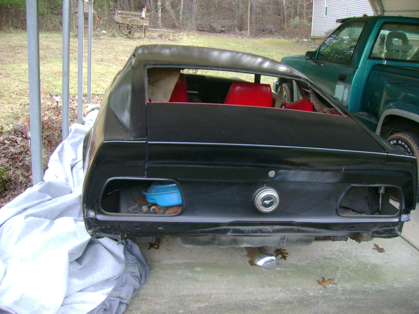 1972 Black Ford Mustang Fastback