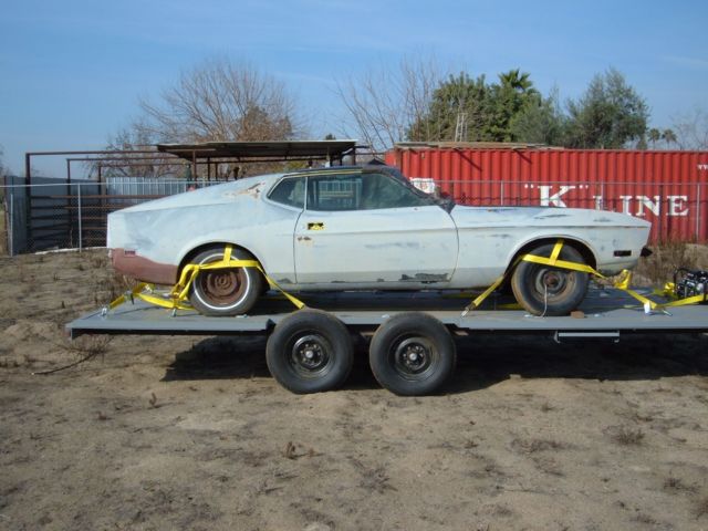 1972 Green Ford Mustang Fastback
